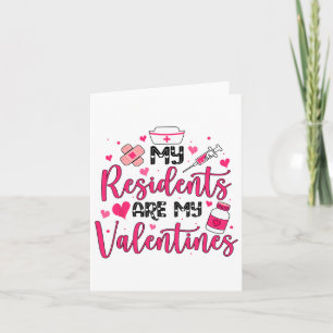Cartão Enfermeira Doutora Valentine - Meus Residentes São