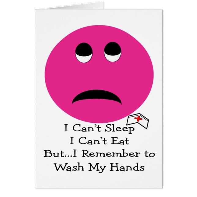 Cartão Enfermeira Enfermeira Engraçada Dando Presentes (Frente)