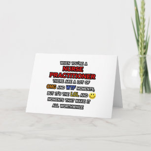Cartão Enfermeira engraçada... OMG WTF LOL