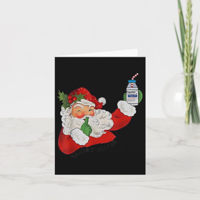 Cartão Enfermeira Farmacêutica de Propofol Crna de UTI aj (Frente)