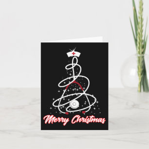 Cartão Enfermeira Feliz de Natal Shirt Yuletide
