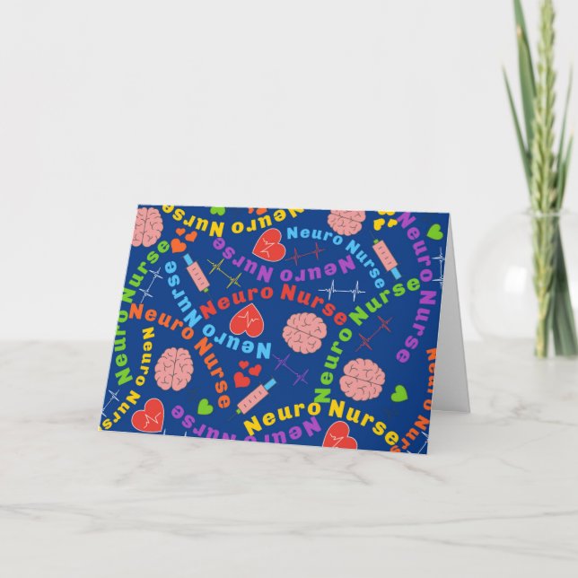 Cartão Enfermeira Neuro aposentada (Frente)