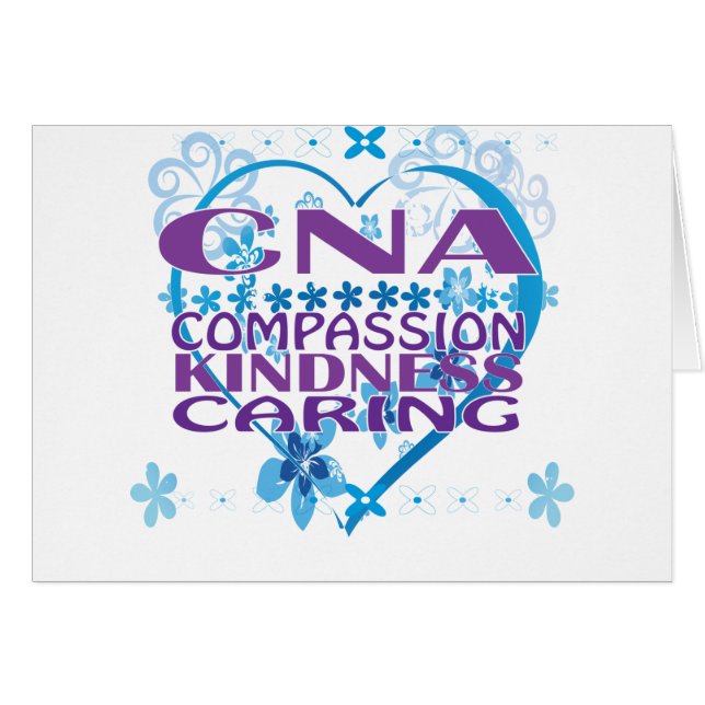 Cartão Enfermeiras certificadas assistentes (Frente Horizontal)