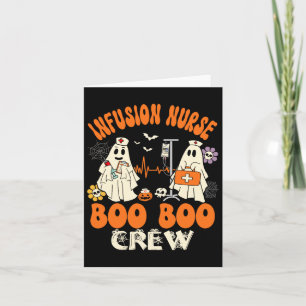 Cartão Enfermeiro Boo Crew Enfermeiro Enfermeiro Ghost Cu