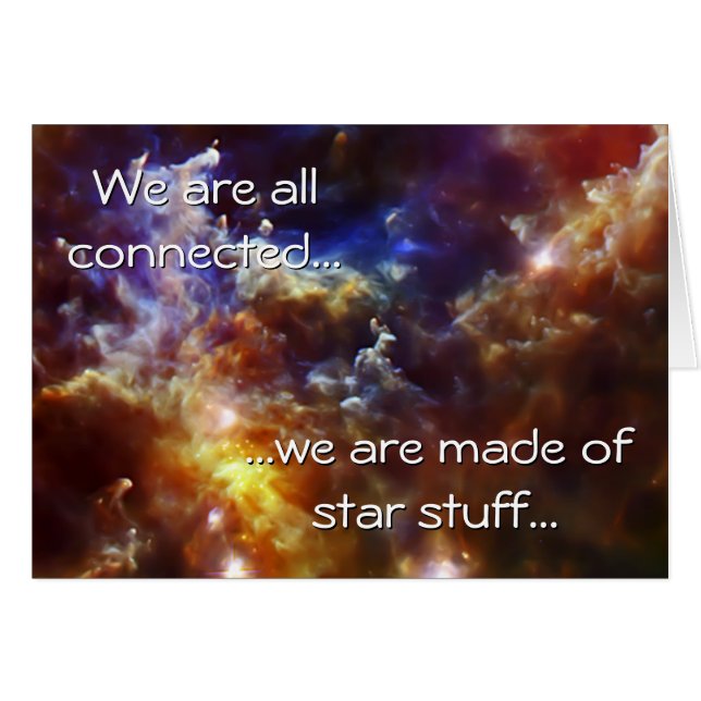 Cartão Enfermeiro Estelar da Nebulosa de Rosette (Frente Horizontal)