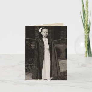 Cartão Enfermeiro Retro dos anos 30