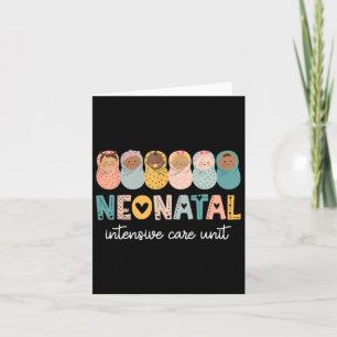 Cartão Enfermeiro Retro Nicu Camisa Neonatal Tratamento I