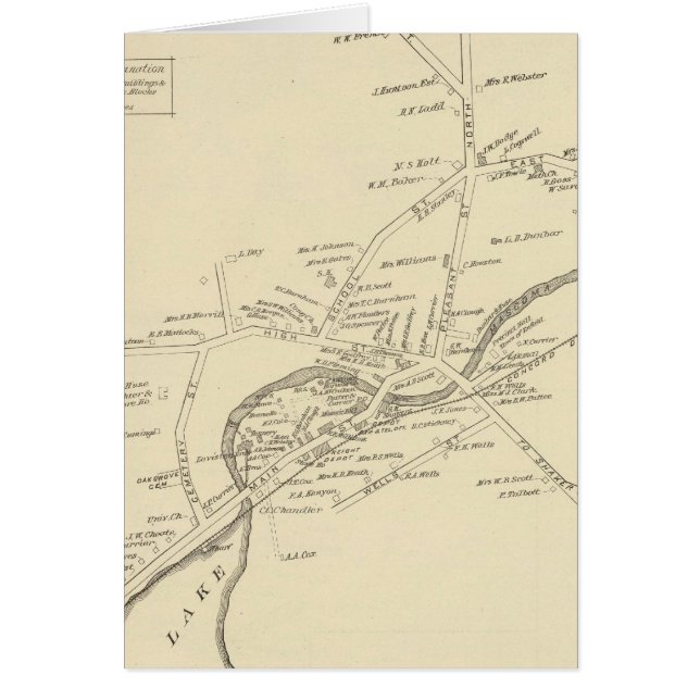 Cartão Enfield PO, Grafton Co (Frente)