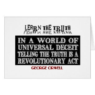 CARTÃO ENGANO OVAL DO UNIVERSAL DE ORWELL