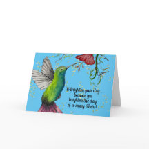 Engenheiro de Hummingbird Watercolor