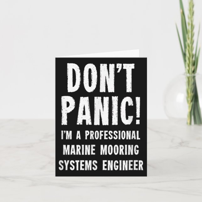 Cartão Engenheiro de Sistemas de Coração Marinha (Frente)