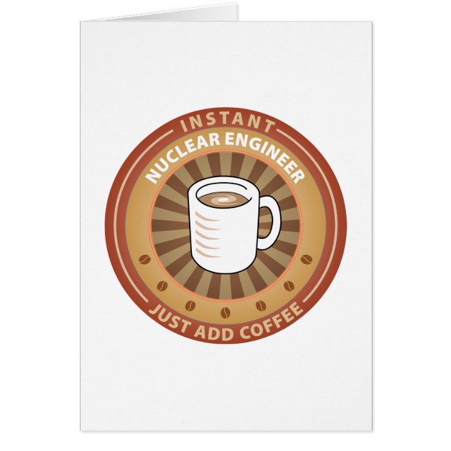 Cartão Engenheiro nuclear imediato (Frente)