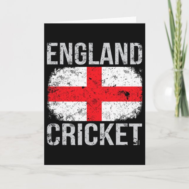Cartão England Cricket  (Frente)