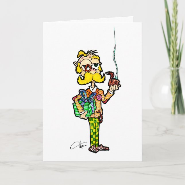 Cartão English Professor Greeting Card (Frente)