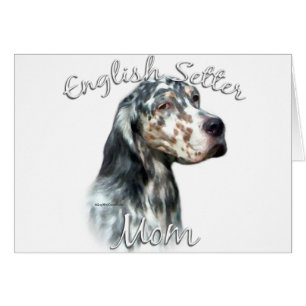 Cartão English Setter Mãe 2