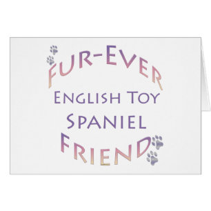 Cartão English Toy Spaniel Fuore