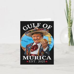Cartão Engraçada Camisa Do Golfo De Murica Est 2025 Me Tr