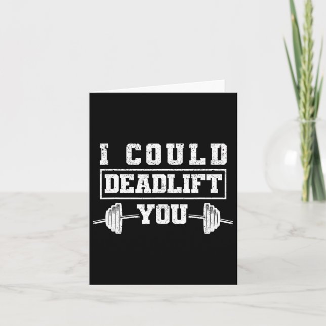 Cartão Engraçada Malhação de Giro Encantador Eu Podia Mor (Frente)