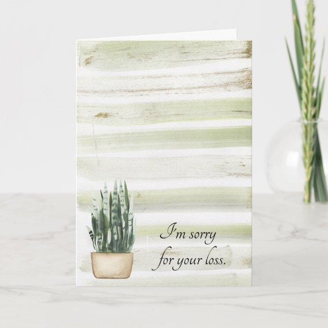 Cartão Engraçada Renúncia Desculpe Por Sua Perda ao Chefe (Frente)