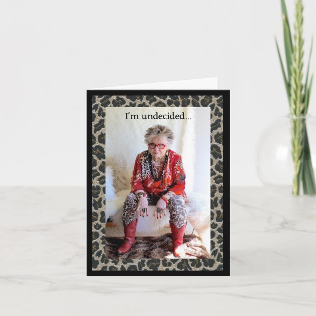 Cartão Engraçadas Calças de Rico inteligente (Frente)