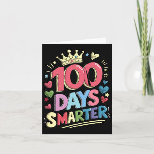 Cartão Engraçado, 100 Dias, Professora Aprendendo Espírit