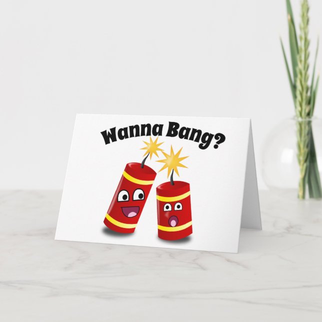 Cartão Engraçado 4o julho (Frente)