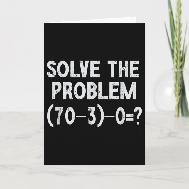 Cartão Engraçado 67 Meme Pemdas Professor de Matemática E (Frente)