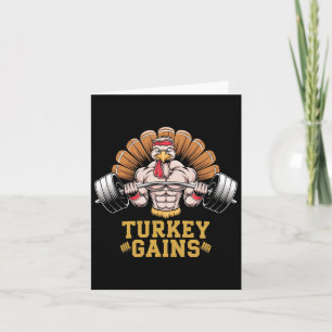 Cartão Engraçado Ação de Graças Turquia ganha Motivação T