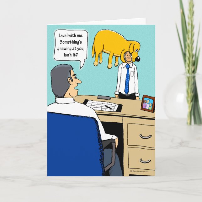 Cartão Engraçado Agita O Encorajamento (Frente)