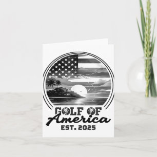 Cartão Engraçado América Americana Shirt Golfo Dos Eua Am