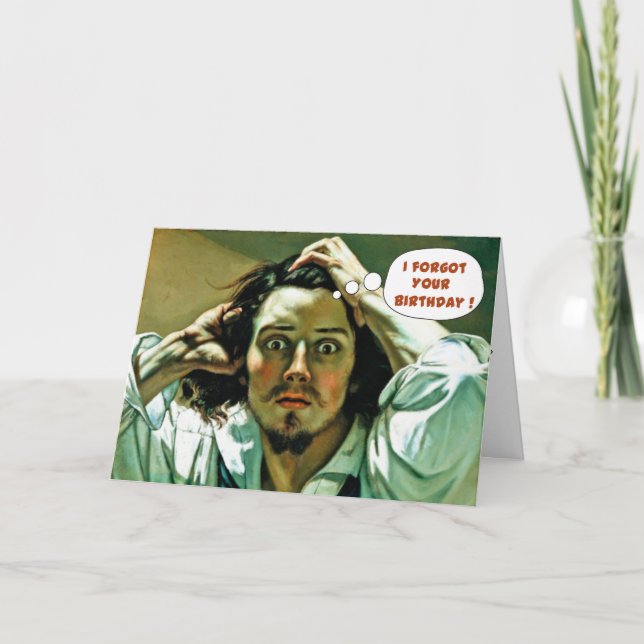 Cartão Engraçado Belo Aniversário (Frente)