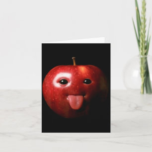 Cartão Engraçado Bobo Ai Gen Z Meme Brainrot Humor Língua