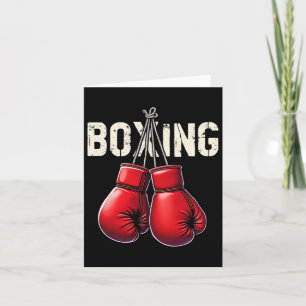 Cartão Engraçado Boxing - Sim2
