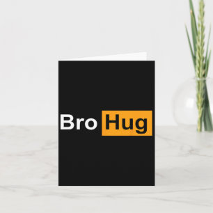 Cartão Engraçado Bro Hug Bodybuilding Powerlevaging Gyp e