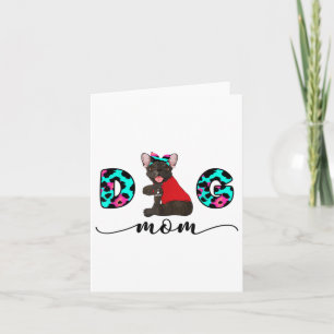 Cartão Engraçado Buldogue Francês Tatuagem Eu Amo Você Ca