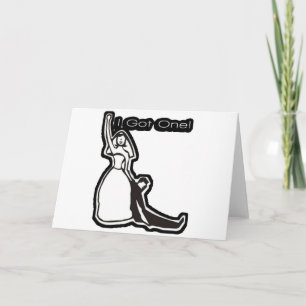 Cartão Engraçado casamento que tenho um