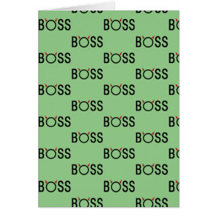 Cartão Engraçado Chefe