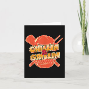 Cartão Engraçado Chillin E Grillin Grieling Meat Brisket
