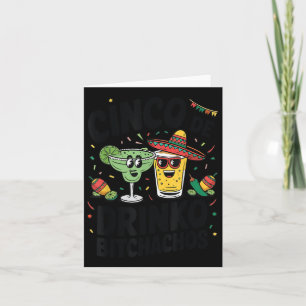 Cartão Engraçado Cinco De Drinko Achos Margirita Tequila