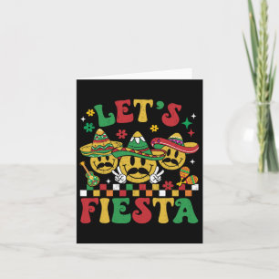 Cartão Engraçado Cinco De Mayo Groovy Vamos Fiesta Homens