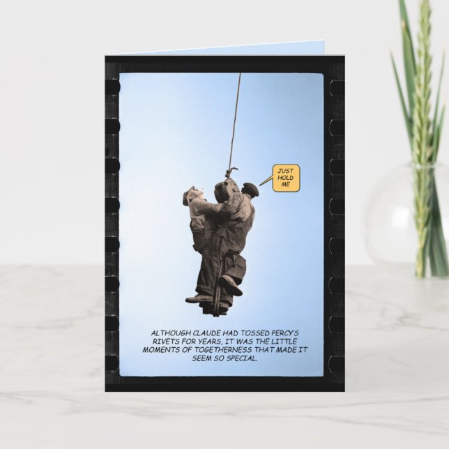 Cartão engraçado - Claude & Percy (Frente)