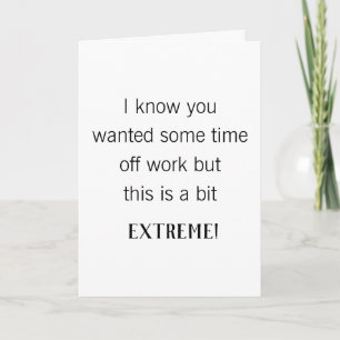 Cartão engraçado, colega.