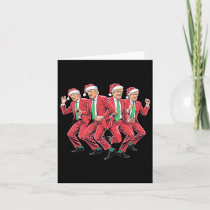 Cartão Engraçado Dança Papai Noel Natal Pajam