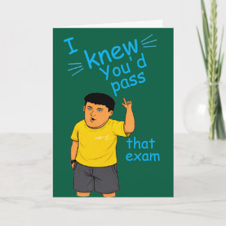 cartão engraçado de aprovação no exame da ordem