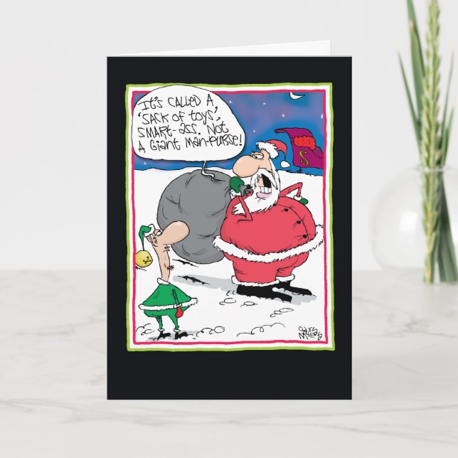 Cartão Engraçado de Bolsa (Frente)