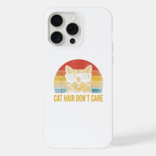Cartão Engraçado de Cabelo de Gato Não Me Importo
