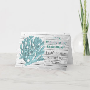 Cartão engraçado de Dama de Honra