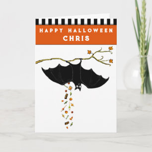 Cartão engraçado de Halloween