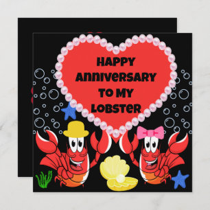 Cartão Engraçado de Lagosta para Aniversário
