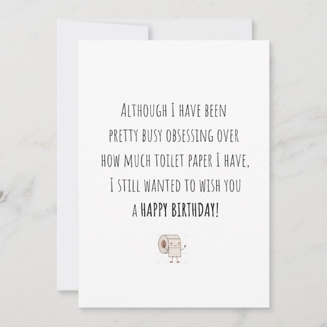 Cartão engraçado de quarentena (Frente)